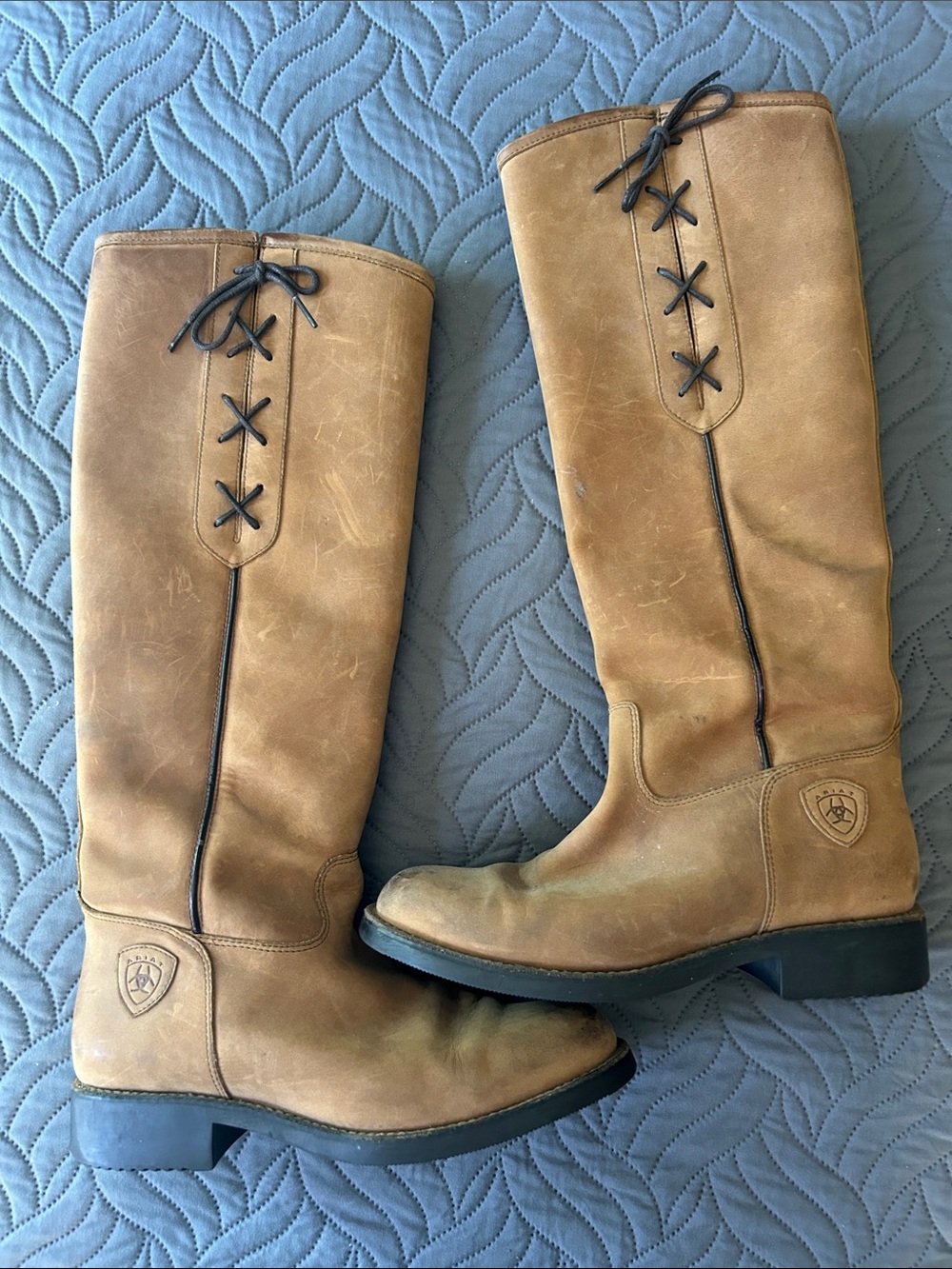 🐎 Vintage Ariat Equestrian Leather Over-the-Knee Riding Boots